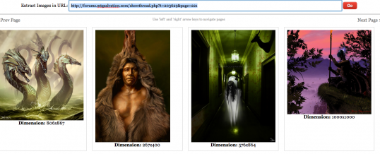 Extract All Images From a Webpage